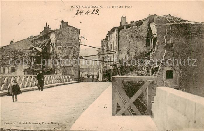 Pont-a-Mousson 54 La Rue du Pont