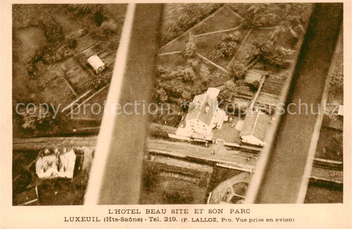 Luxeuil-les-Bains 70 Haute-Saone Fliegeraufnahme