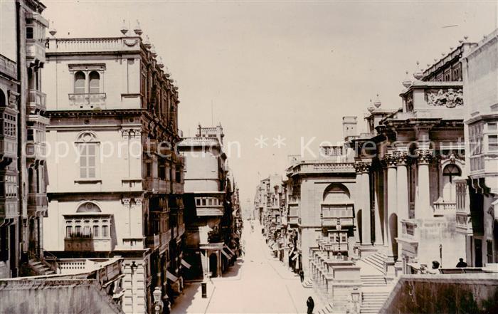 La Valletta Malta Strassenpartie