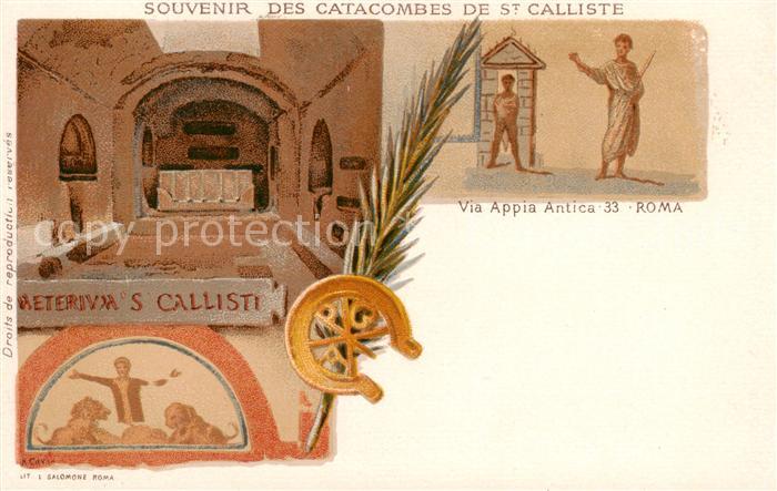 St Calliste Roma Rom Catacombes de St Calliste - Via Appia Antica