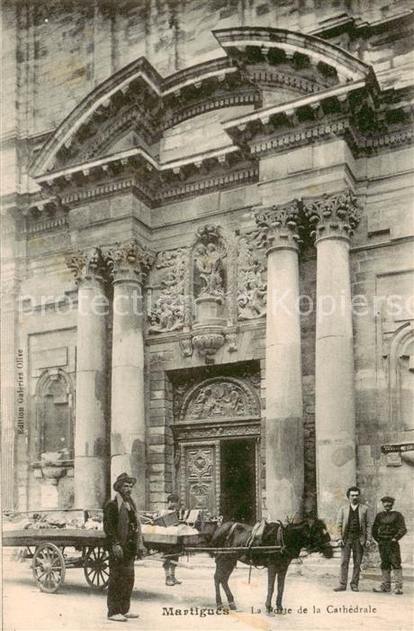 Martigues 13 Bouches-du-Rhone Einspanner v. d. Kathedrale