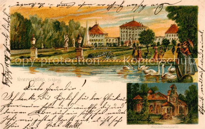 Nymphenburg Muenchen Schloss Nymphenburg - Magdalenenkapelle