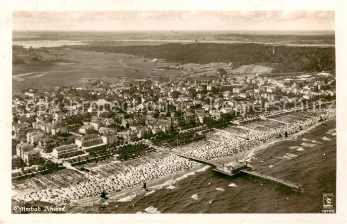 Ahlbeck Ostseebad Fliegeraufnahme Panorama Strand