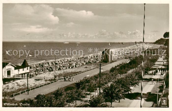 Bansin Ostseebad Strand-Ansicht