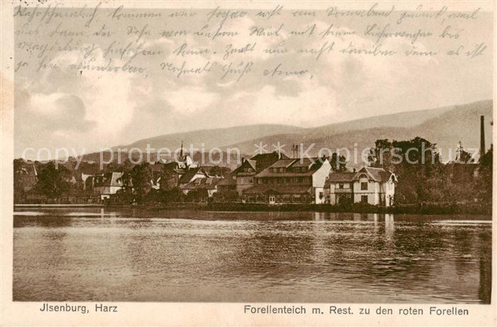 Ilsenburg Harz Forellenteich m. Restaurant zu den roten Forellen