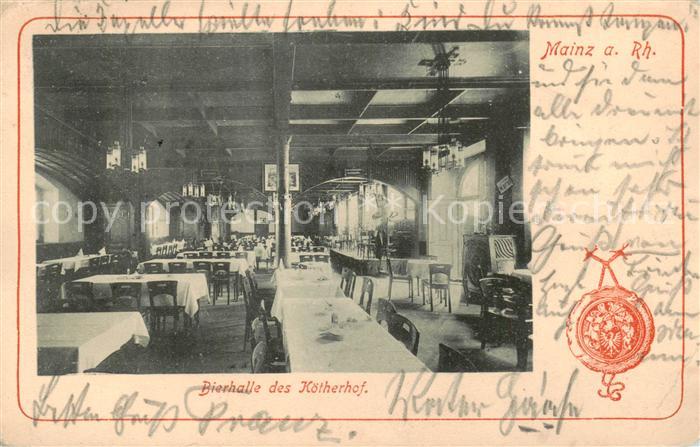 Mainz  Rhein Bierhalle d.Koetherhof