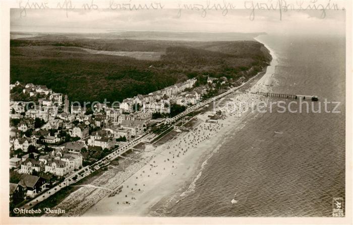Bansin Ostseebad Fliegeraufnahme Strand-Panorama