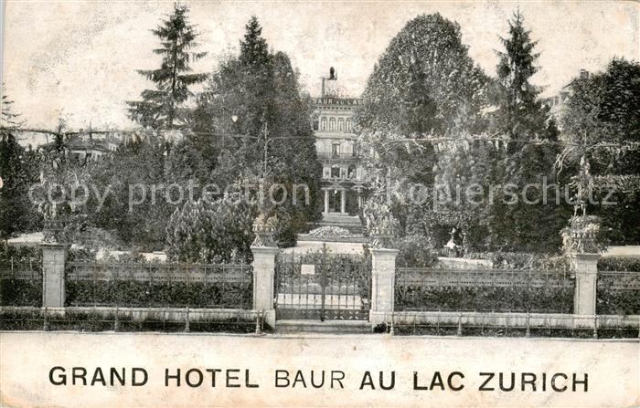 Zuerich ZH Grand Hotel Baur au Lac