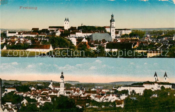 Freising Oberbayern Gesamtansichten Feldpost