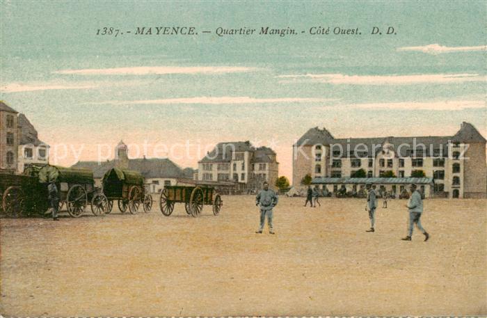 Mayence Mainz Quartier Mangin - Cote Ouest