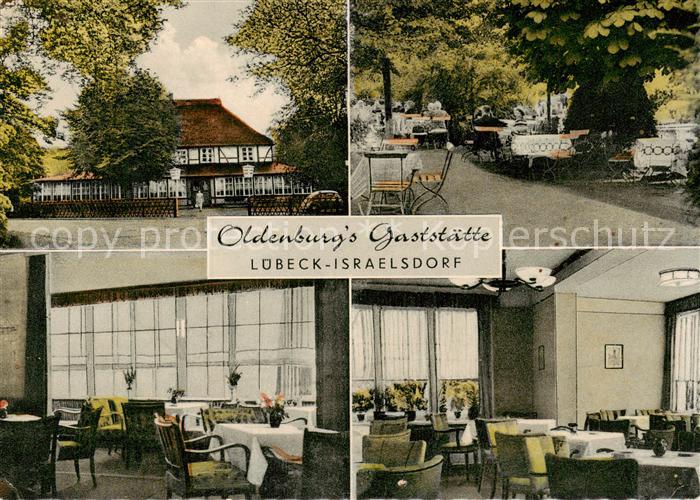 Israelsdorf Oldenburgs Gaststaette Innen- u. Aussenansichten Fachwerkhaus