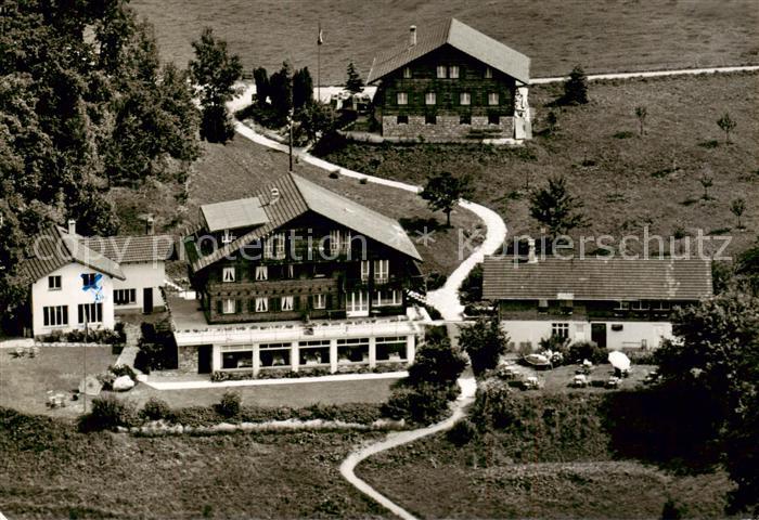 Leissigen Thunersee Fliegeraufnahme Ferienheim d. Pilgermission St. Chrischona M