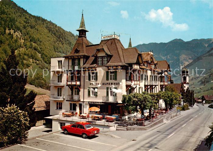 Melchtal Hotel Alpenhof-Post Aussenansicht