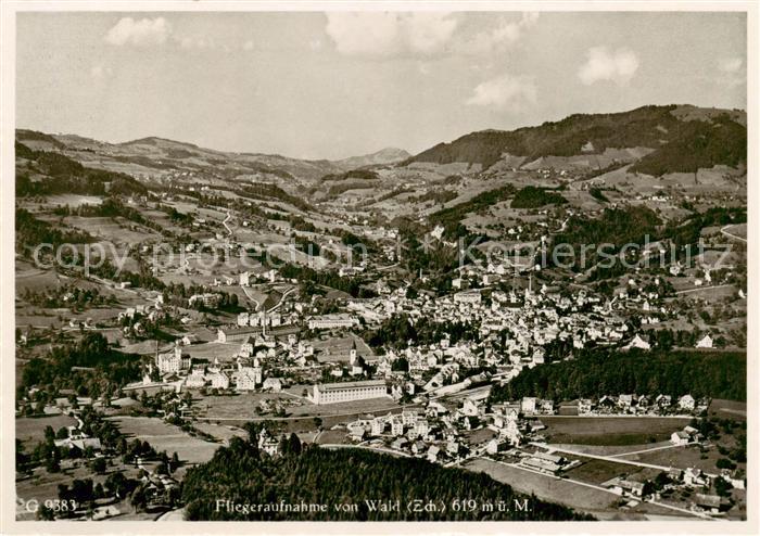 Wald Allgaeu Fliegeraufnahme Gesamtansicht