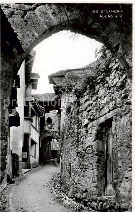 St Saphorin Lavaux VD Rue Romaine