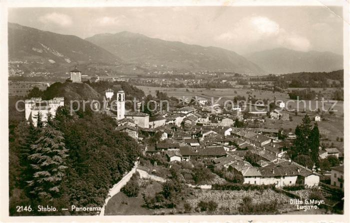 Stabio TI Panorama - Feldpost