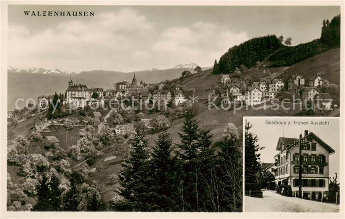 Walzenhausen AR Panorama u. Gasthaus zur frohen Aussicht