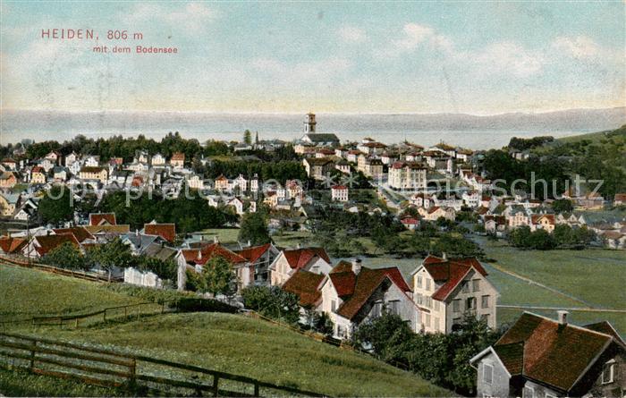 Heiden AR Gesamtansicht m. Bodensee