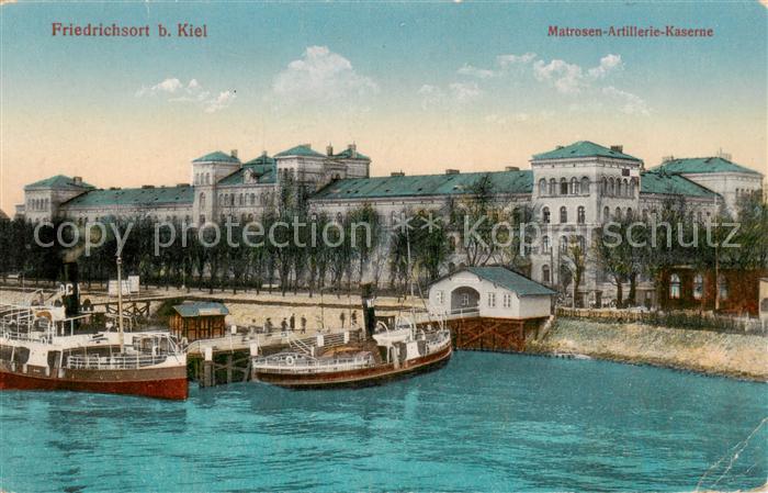 Friedrichsort Kiel Matrosen-Atillerie-kaserne Aussenansicht