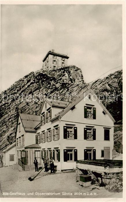 Saentis 2504m AR Gasthaus u. Observatorium Saentis