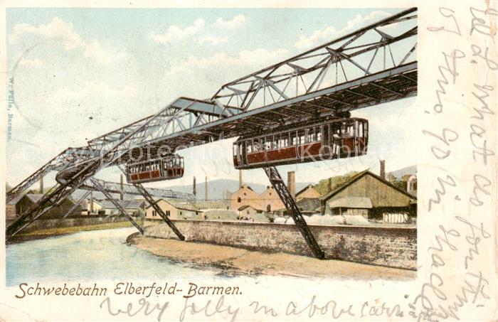 Elberfeld Barmen Schwebebahn