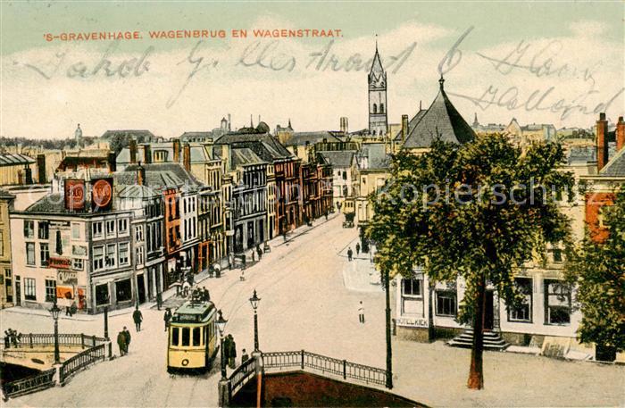Gravenhage S-Gravenhage Den Haag NL Wagenbrug en Wagenstraat - Strassenbahn