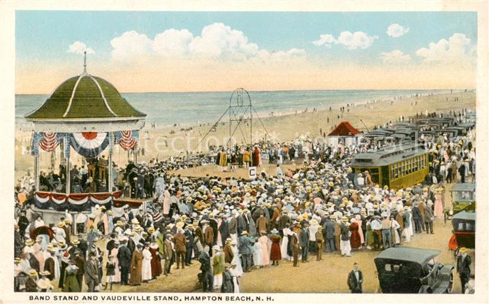 Hampton New Hampshire USA Band Stand and Vaudeville Stand - Strassenbahn