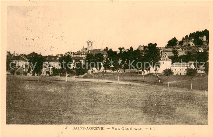 Saint-Agreve Gesamtansicht