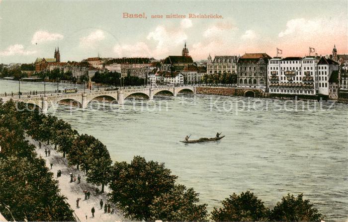 Basel BS Mittlere Rheinbruecke