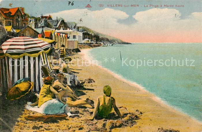 Villers-sur-Mer La Plage a Maree heute