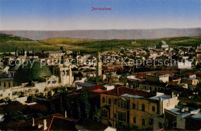 Jerusalem Yerushalayim Teilansicht