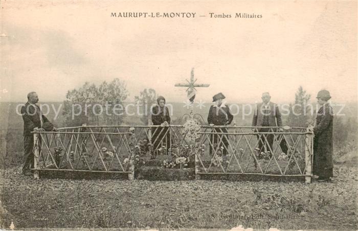Maurupt-le-Montois 51 Marne Tombes Militaires