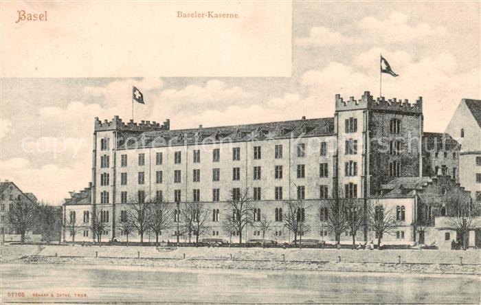 Basel BS Baseler-Kaserne Aussenansicht