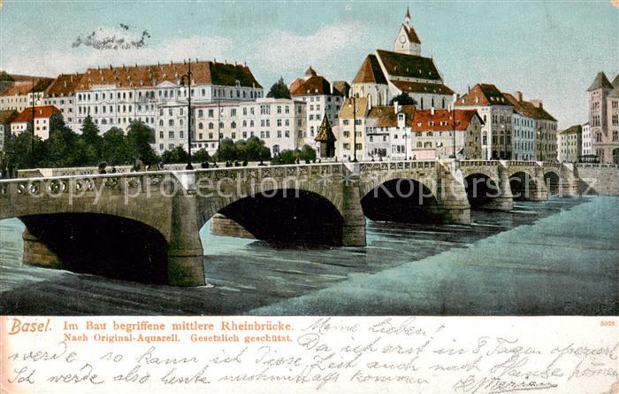 Basel BS Mittlere Rheinbruecke