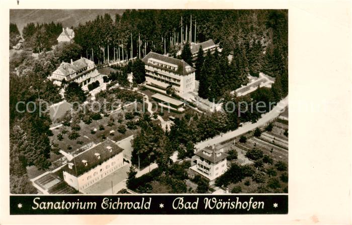 Bad Woerishofen Fliegeraufnahme Sanatorium Eichwald