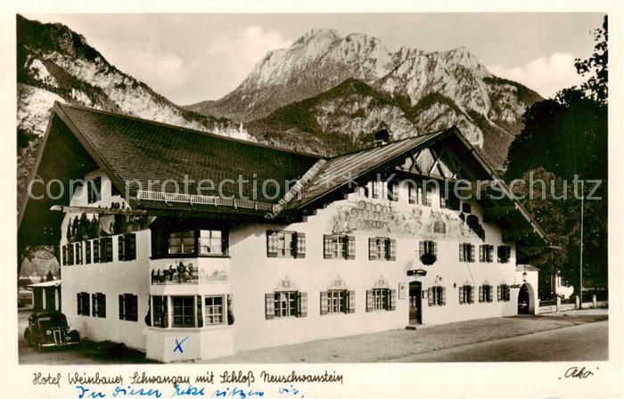 Schwangau Hotel Weinhaus Schwangau m. Schloss Neuschwanstein