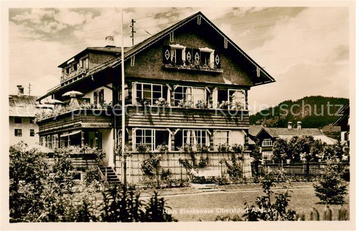 Oberstdorf Haus Blankenese Aussenansicht
