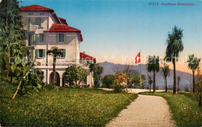 Brenscino Brissago Lago Maggiore TI Kurhaus Brenscino Aussenansicht