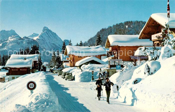 Schoenried BE Gummfluh u. Rueblihorn - Winter