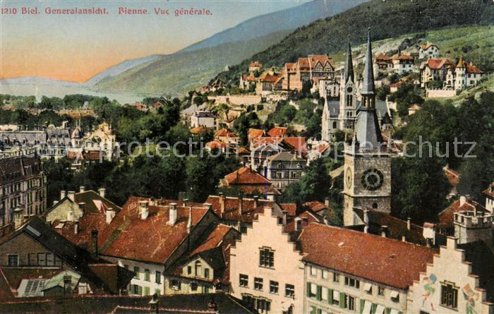 Biel Bienne Teilansicht