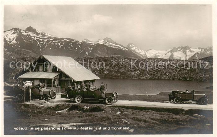 Grimsel Passhoehe REstaurant u. Totemsee