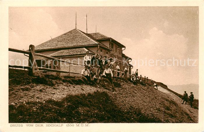 Hochalp 1530m SG Partie auf d. Hochalp m. Haus