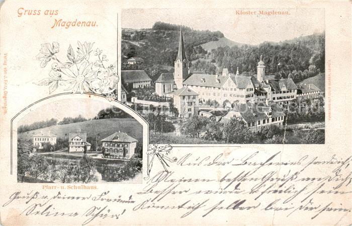 Magdenau Botsberg Flawil SG Kloster Magdenau u. Pfarr- u. Schulhaus