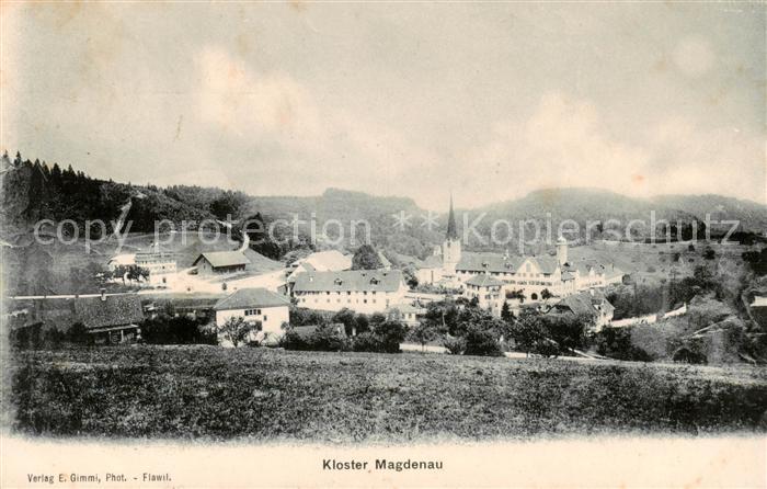 Magdenau Botsberg Flawil SG Kloster Magdenau Totalansicht