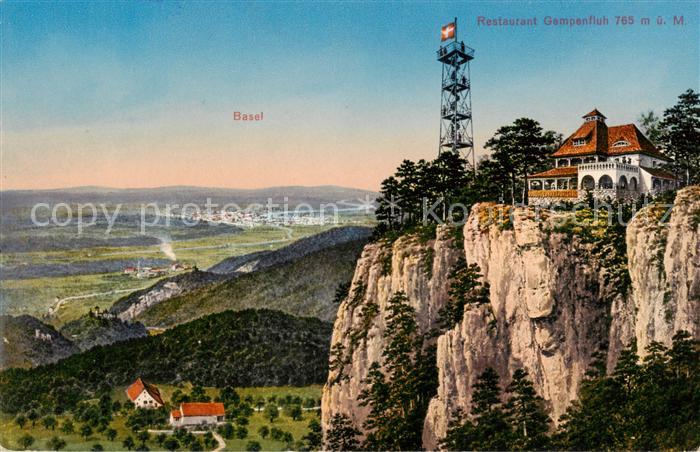 Gempenfluh Gempenflue Gempen SO Restaurant Gempenfluh m. Basel