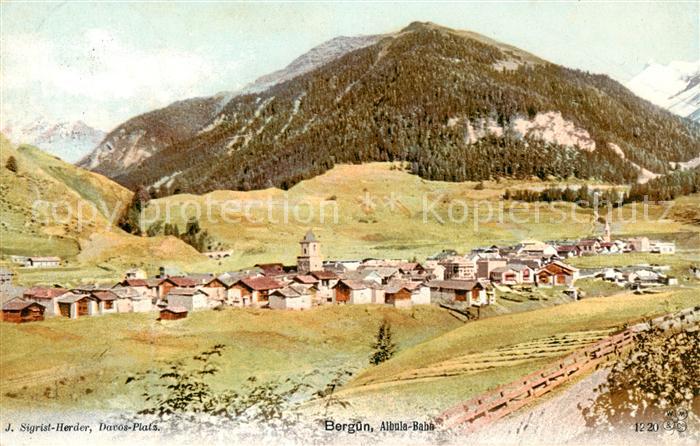 Berguen Bravuogn GR Gesamtansicht