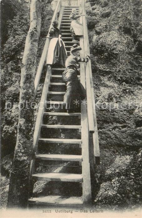 Uetliberg ZH Partie a. d. Leiter