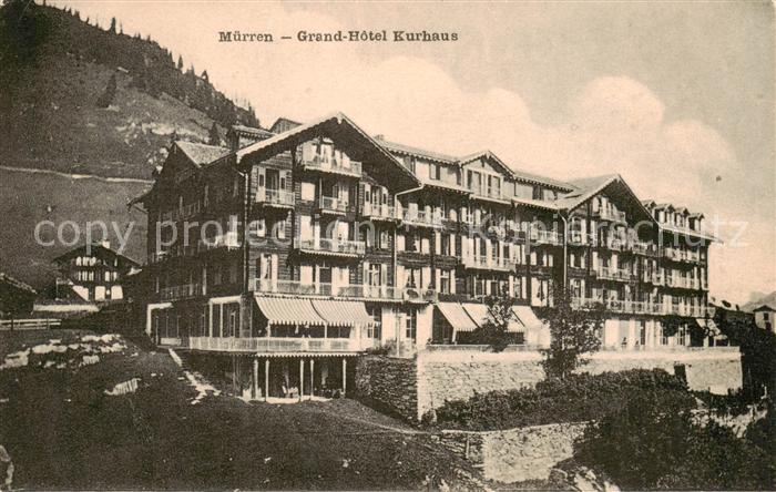 Muerren BE Grand-Hotel Kurhaus Aussenansicht
