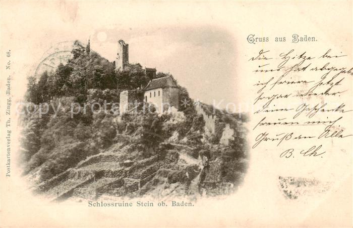 Stein AG Schlossruine Stein Aussenansicht