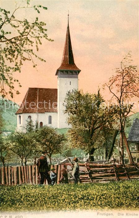 Frutigen BE Kirche Aussenansicht
